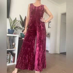 Vintage velvet jumpsuit